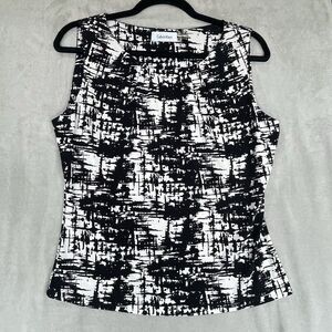 Calvin Klein Women's Shirt Size M Dark Academia Fairy Grunge Office Siren Sultry